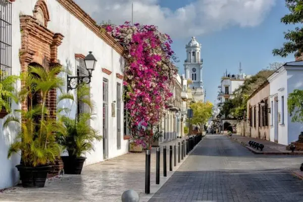 Fotografia de la zona colonial de Santo Domingo.