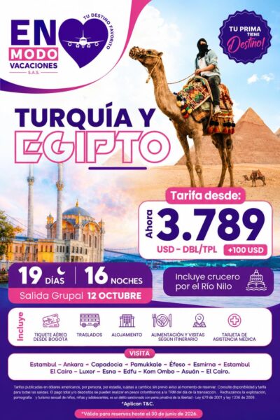 Promo Turquia y Egipto