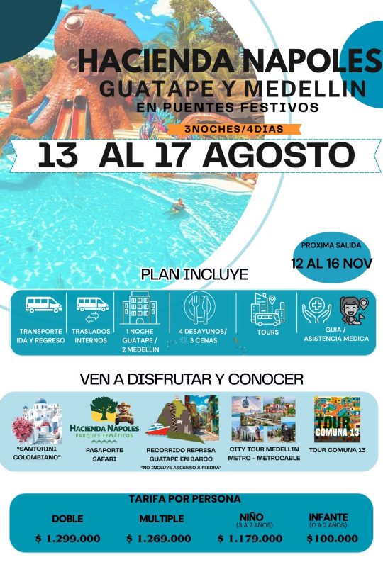 Plan Medellin y Guatape.